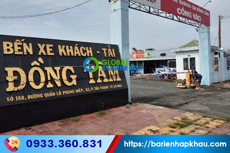 Thi công lắp đặt barrier tự động tại Cà Mau