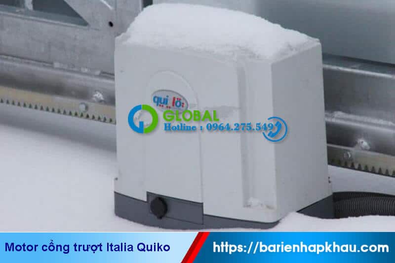 Motor cổng trượt Quiko có thể hoạt động tốt ở nhiệt độ thấp