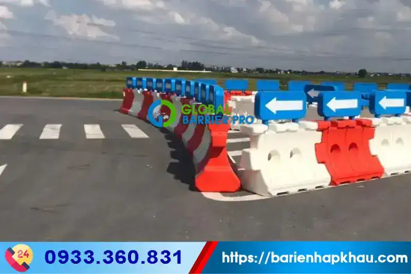 Dải phân cách giao thông bằng nhựa HPDE